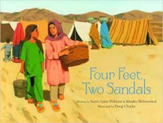Picture of Four feet, two sandals