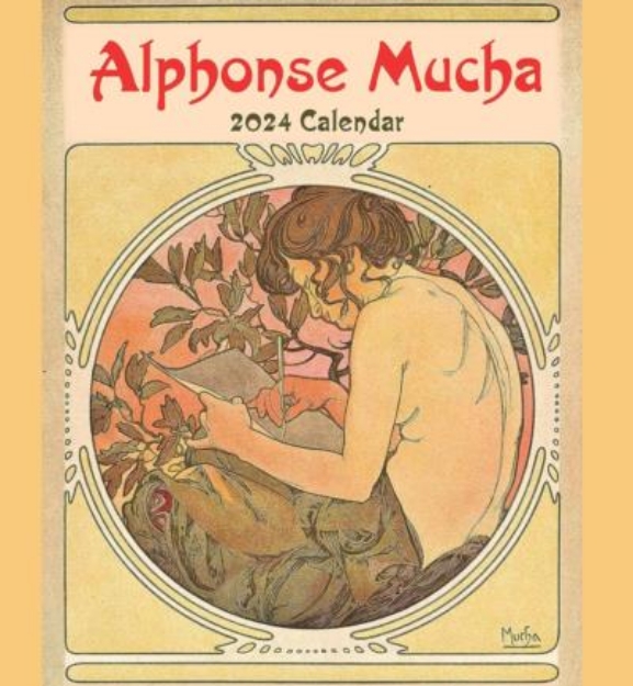 Picture of Alphonse Mucha 2024 Wall Calendar