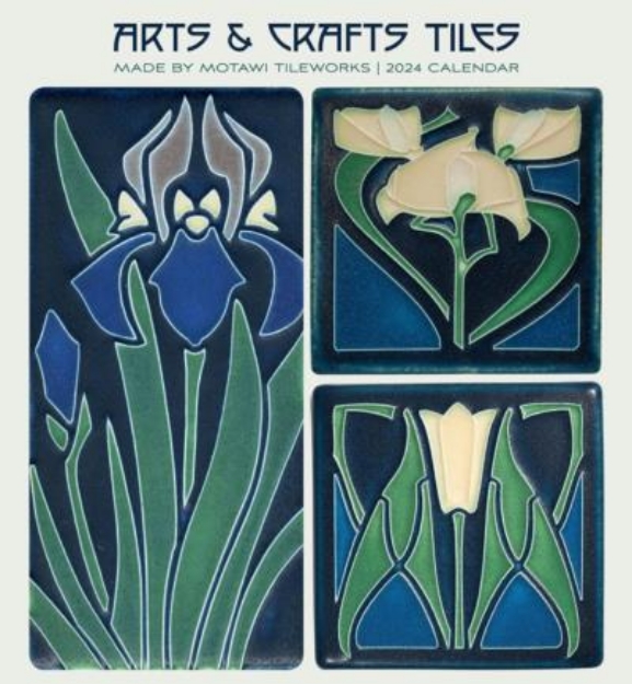 Picture of Arts & Crafts Tiles: 2024 Wall Calendar