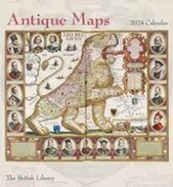 Picture of Antique Maps 2024 Wall Calendar