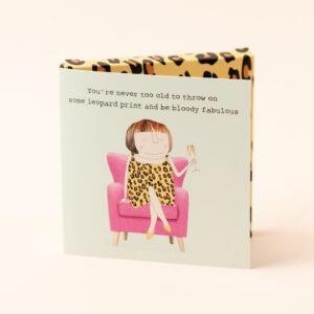 Picture of Leopard Choccy Card Rosie Made A Thing