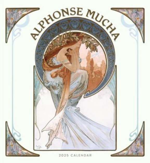 Picture of Alphonse Mucha 2025 Wall Calendar