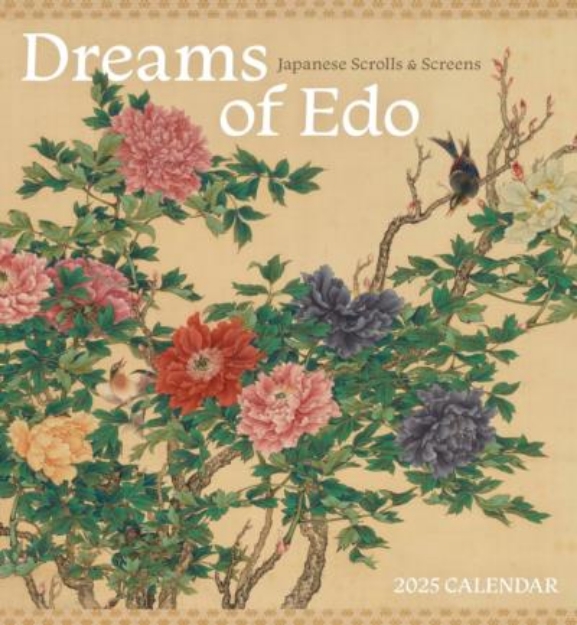 Picture of Dreams of Edo 2025 Wall Calendar Japanese Scrolls & Screens