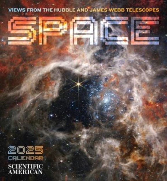 Picture of Space 2025 Wall Calendar Views from the Hubble and James Webb Telescopes