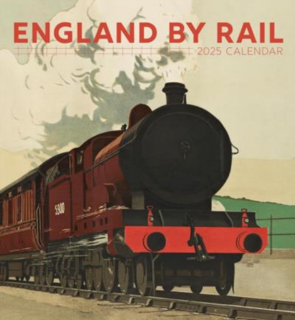 Picture of England by Rail 2025 Wall Calendar