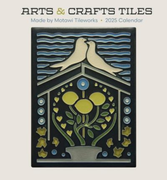 Picture of Arts & Crafts Tiles 2025 Mini Wall Calendar Made by Motawi Tileworks