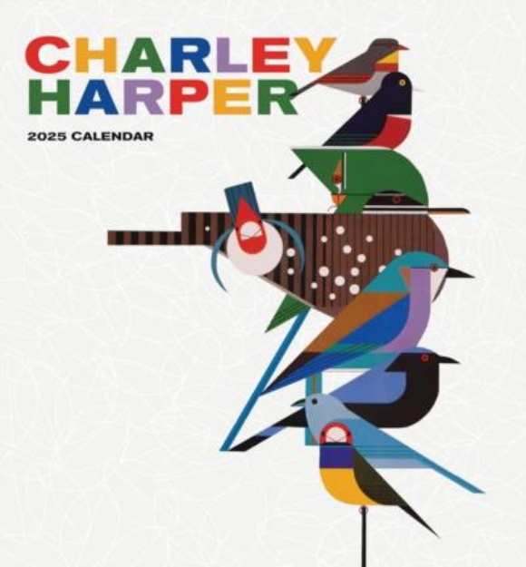 Picture of Charley Harper 2025 Mini Wall Calendar