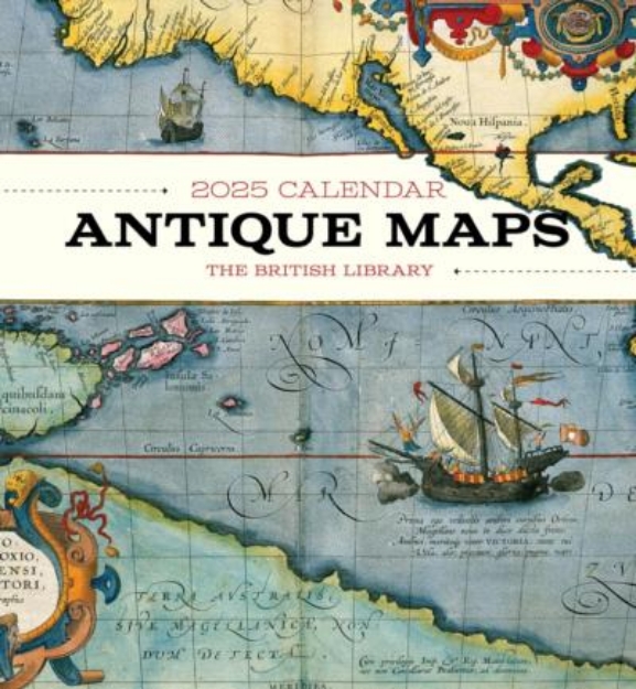 Picture of Antique Maps 2025 Wall Calendar