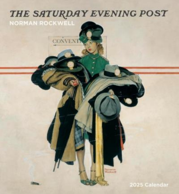 Picture of Norman Rockwell: The Saturday Evening Post 2025 Wall Calendar