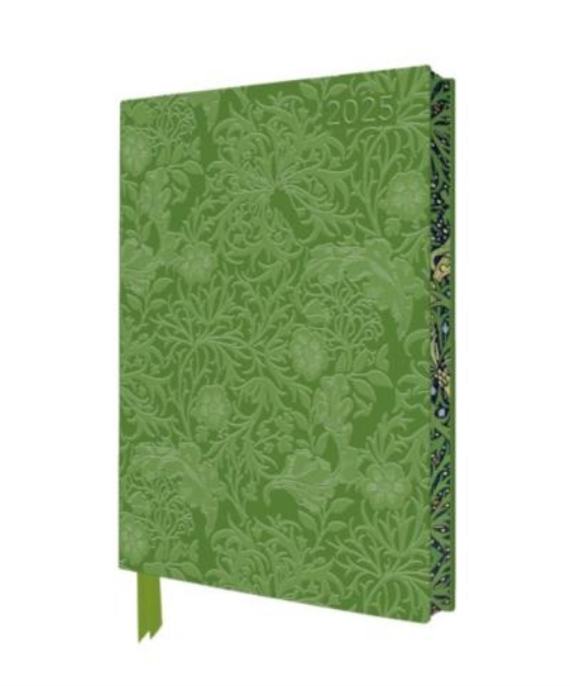 Picture of Seaweed 2025 Artisan Art Vegan Leather Diary Planner William Morris