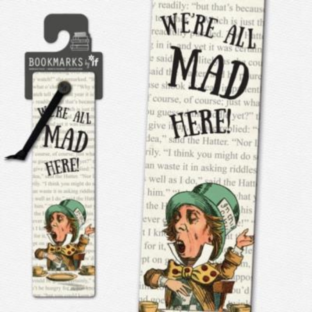 Picture of Literary Bookmark - We're All Mad 15512