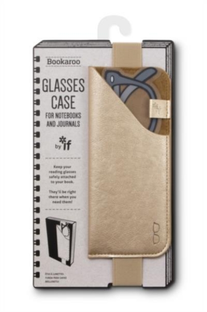 Picture of Bookaroo Glasses Case - Gold 41205