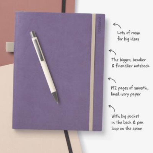 Picture of 53631 Bookaroo Notebook Aubergine